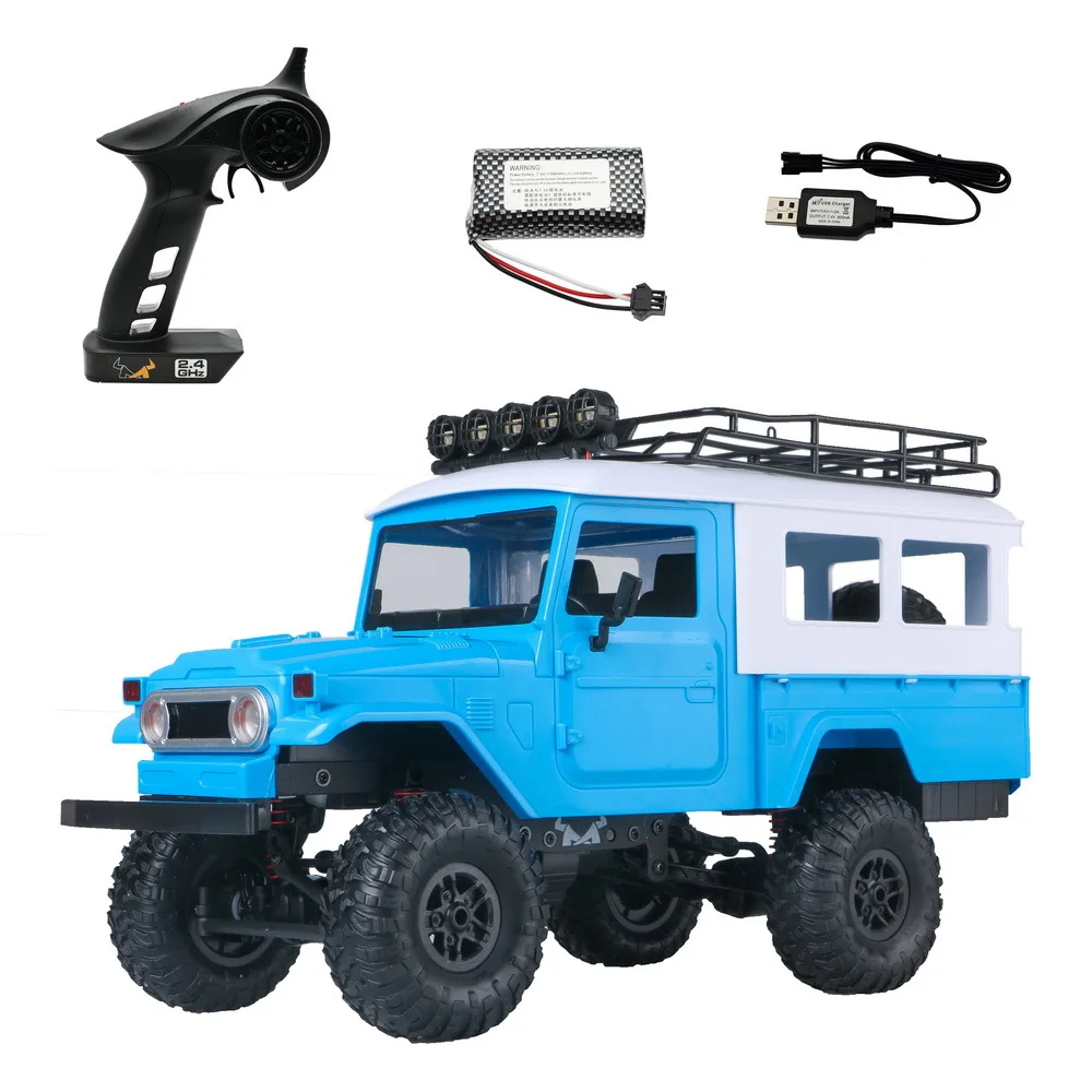 

RC Car MN40 1:12 4WD 2.4Ghz Remote Control Climbing Off-Road Vehicle DIY Modified Car Vs D90 with LED Light Trucks Toys for Kids