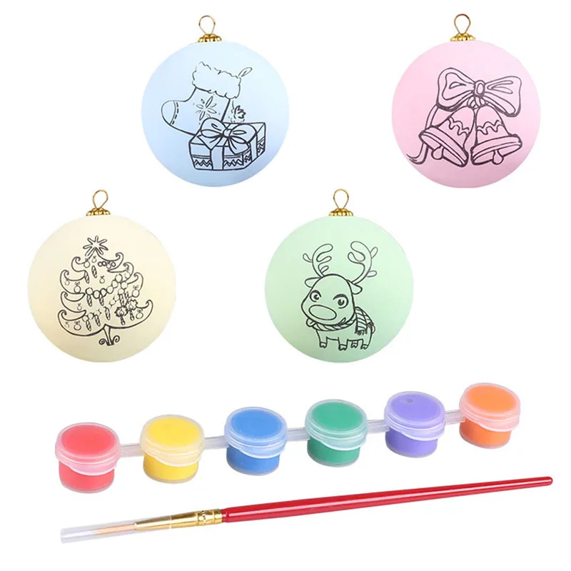 Мультфильм DIY Ручная роспись красочные яйца милый Рождество тема картина Пазлы