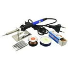 Профессиональный паяльник электрический 60 Вт, набор инструментов для сварки, ремонта, канифоли, оловянной проволоки,паяльный пистолет паяльник с регулятором пояльник паяльный набор soldering iron