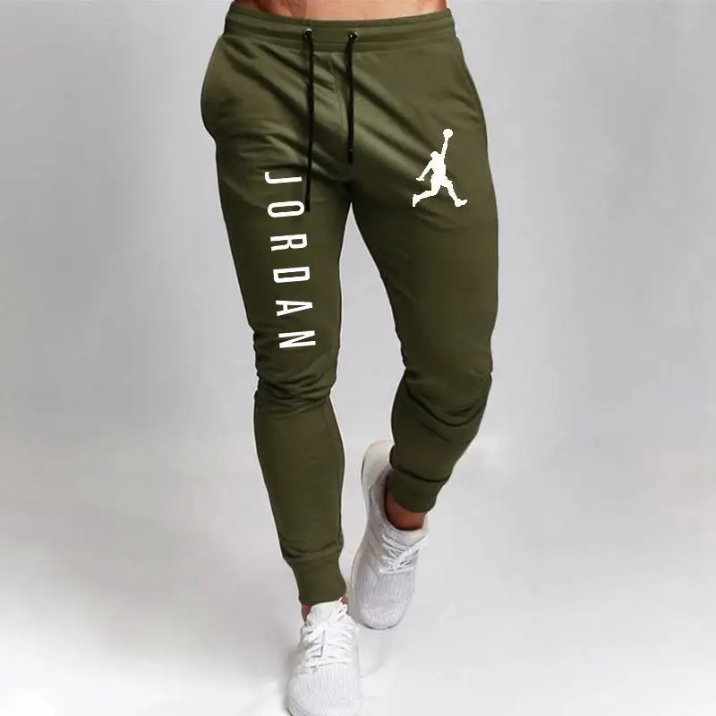 

2020 Casual Pants Men Joggers Sweatpants Solid Color Trousers Fitness Sportswear Jogger Track Pant Plus Size S-2XL Summer Spring