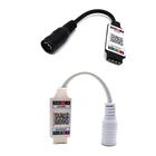 Миниатюрный беспроводной Bluetooth контроллер для светодиодных лент RGBW для смартфонов, 5 В, 12 В, 24 В постоянного тока