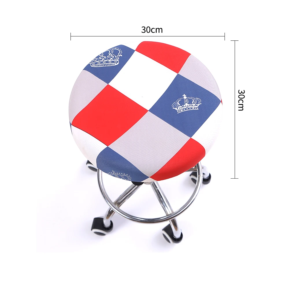 2019 круглый чехол для стула эластичный сиденья домашний кресла Круглый Барный