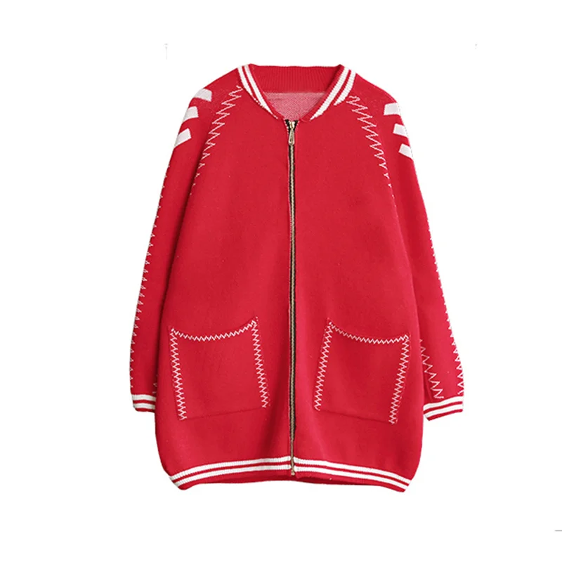 

2020 NEW Fashion Knit Cardigan Jackets Women Spring Autumn Coats Casual Oversize Outerwear Loose Long Sweater Coats Female Z535