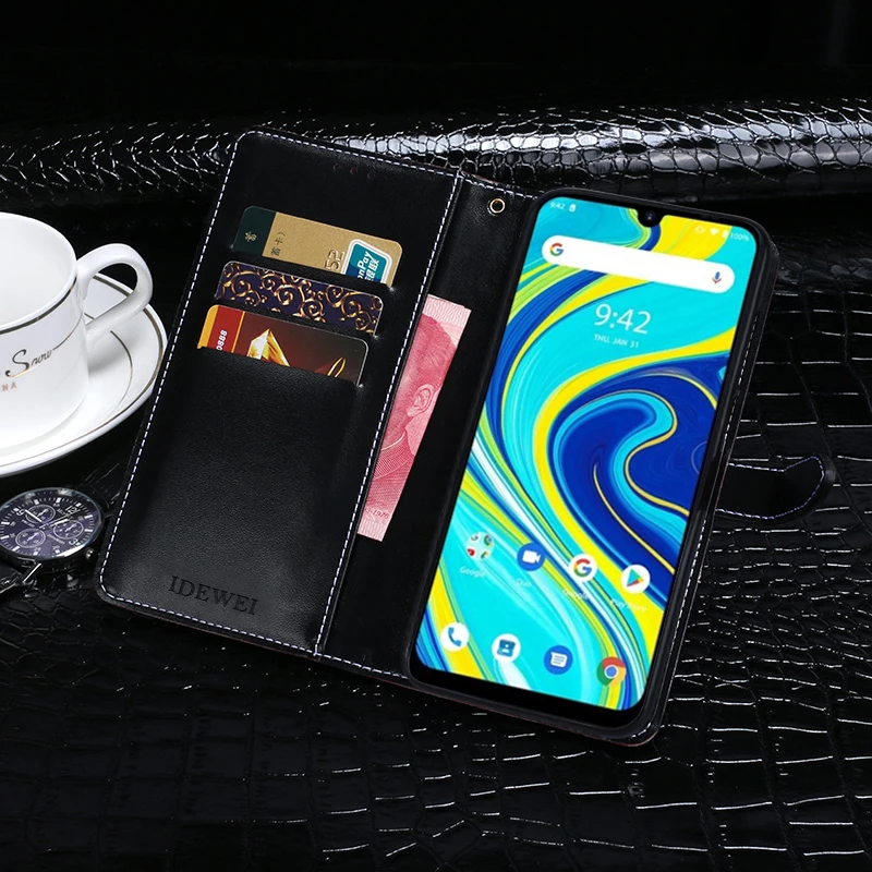 

Case For Umidigi A3S Case Cover Crocodile Grain Flip Leather Case For Umidigi A7 Pro Cover Business Phone Case