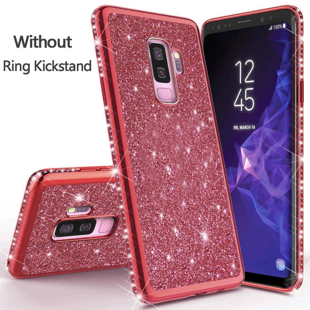 Чехол со стразами, чехол с бриллиантами для Xiaomi mi 6X8 9 SE Max 3 CC9 A2 A3 Lite Red mi 5 Plus 6A Note 5 6 7 K20 Pro Coque Funda - Цвет: Red Only