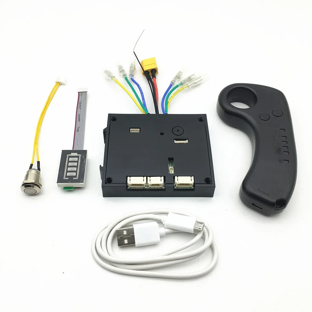 

Hub Dual Motor Remote Control Electric Four-wheel Skateboard Controller Set Longboard Drive ESC Mainboard Kits Dual Drive