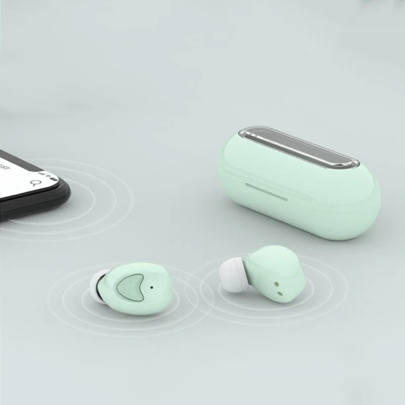 Новый стиль Macarons TWS Bluetooth наушники с двойной ручкой самозаряжающийся склад 5 0