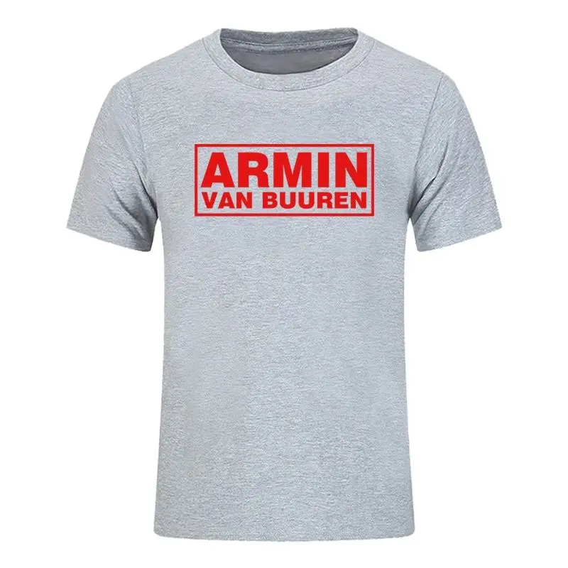 Футболка мужская с коротким рукавом и круглым вырезом смешная принтом ARMIN VAN BUUREN DJ