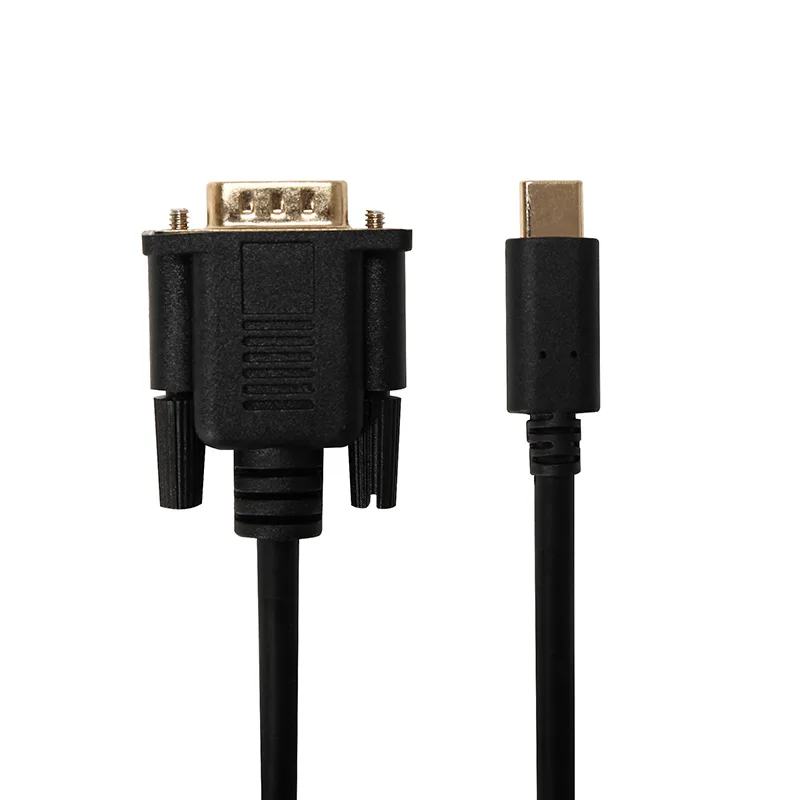 Кабель переходник с USB C на VGA 1 8 м 1080P Type VGA|Кабели VGA| |