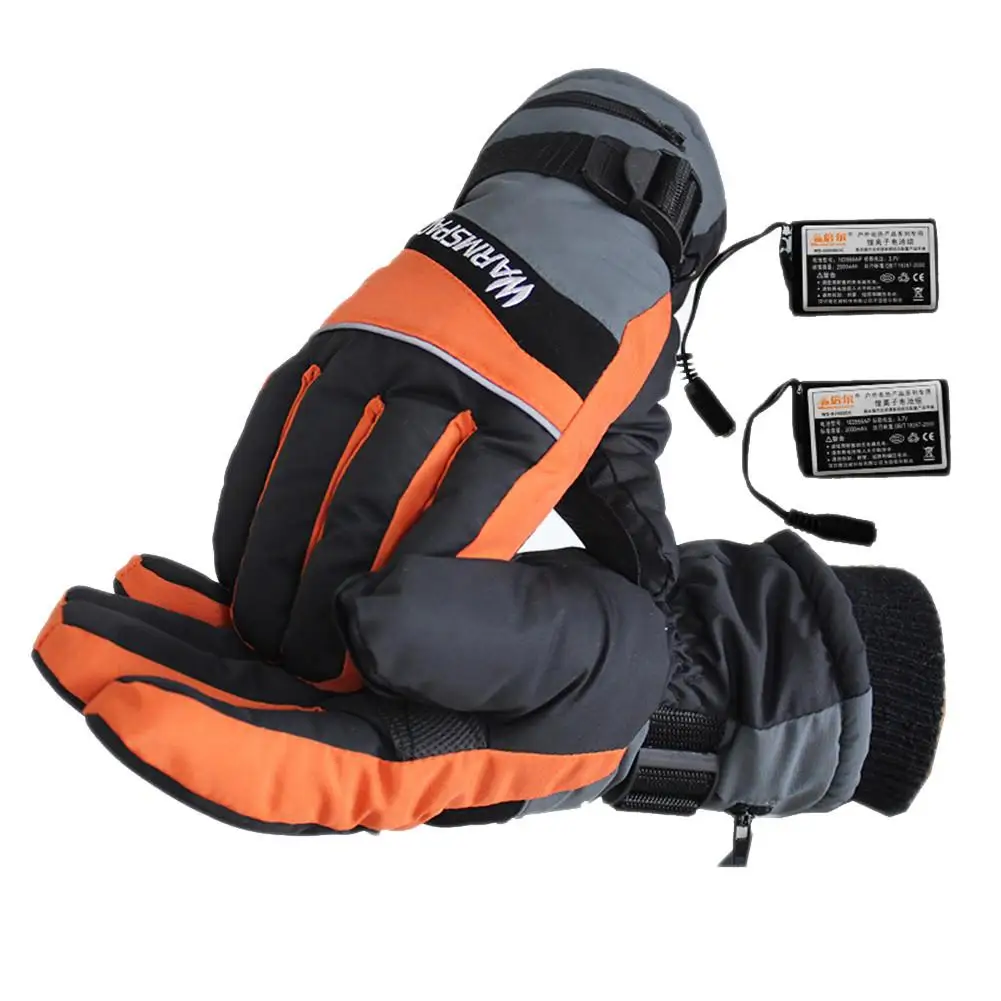 Winter Ski Outdoor Work USB Hand Glove Warmer Electric Heated Gloves With 4000mAh Rechargeable Battery Cycling Motorcycle | Автомобили и