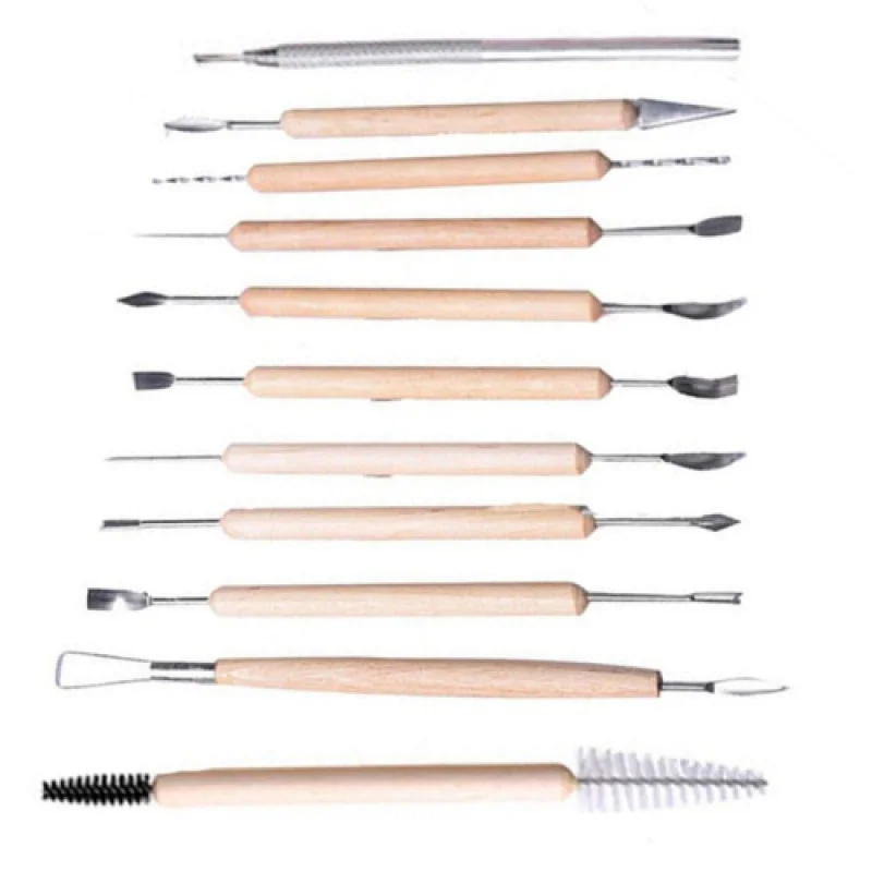 Инструменты для глиняной скульптуры керамические инструменты 11 предметов