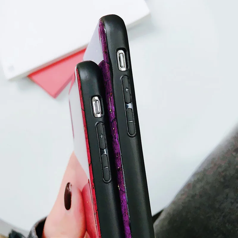 Блестящий Мягкий чехол из ТПУ с золотой фольгой и мрамором для Huawei Y7 Pro Y9 Y6 Prime Y5 Honor 10 Lite 20 9X 7C 8X 8C P Smart Z