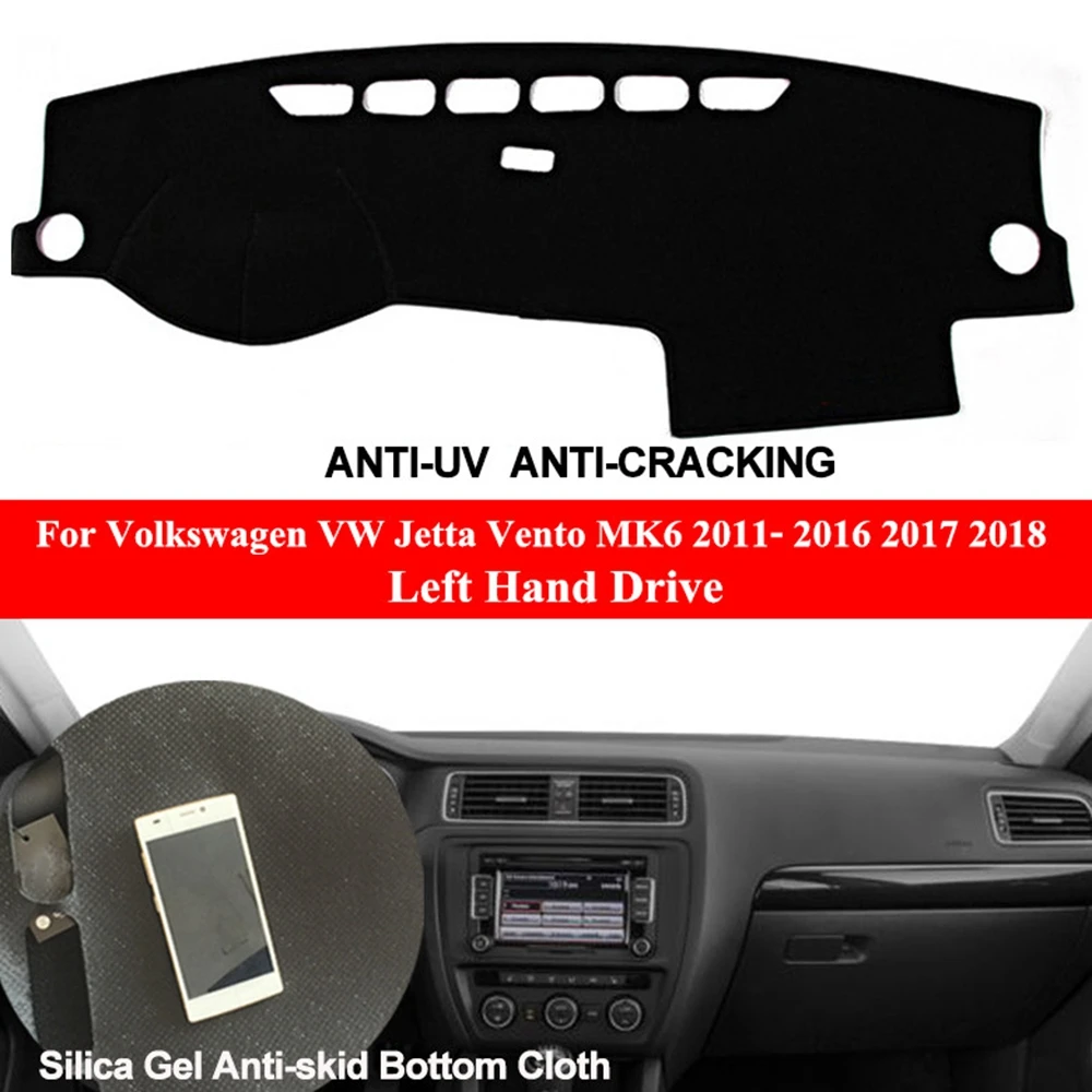 Чехол для приборной панели автомобиля силиконовый нескользящий коврик ковер с