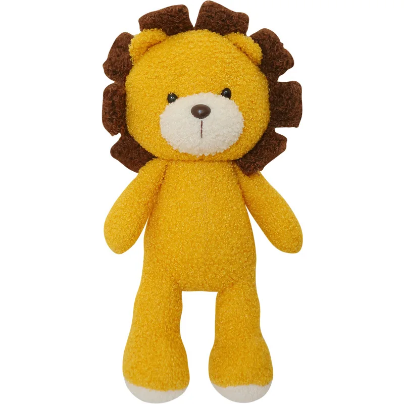 

JOYLOVE Cute Lion Plush Toy Colorful Lion Figurine Stall Pillow Doll Fabric Doll Holiday Gift