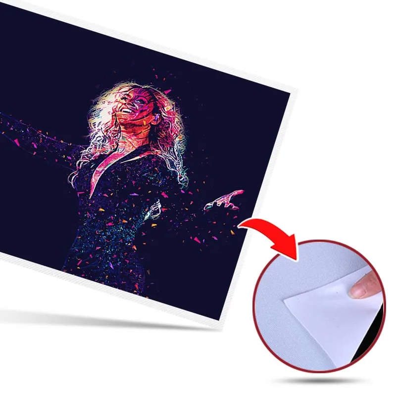 

Female Singer Wall Art Picture Canvas Poster Nursery Print Minimalist Painting Decor No Frame