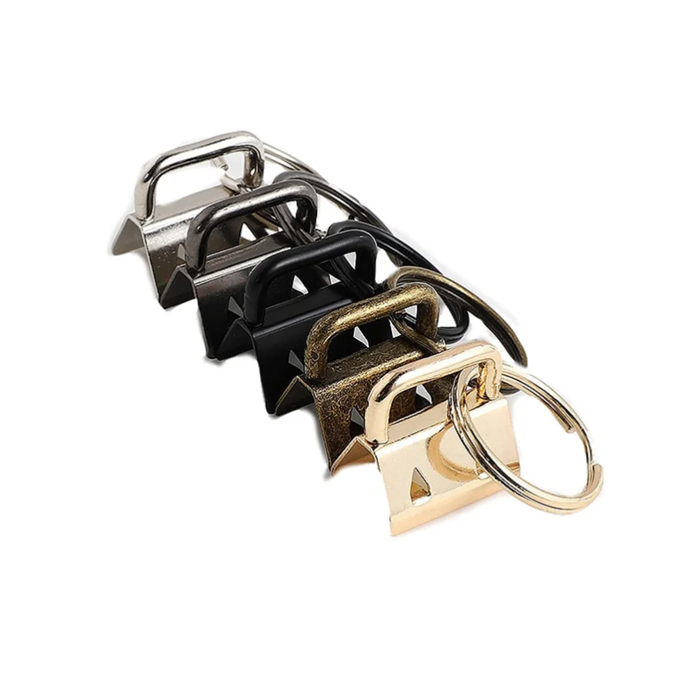 25 шт. Сделай Сам ткань аппаратные средства брелок для ключей с ремешком на руку