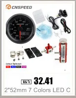 CNSPEED " 52 мм автомобиль Дым Лен Turbo Boost Gauge PSI/in. Hg с автоматическим регулируемым контроллером Boost Kit 1-30 PSI