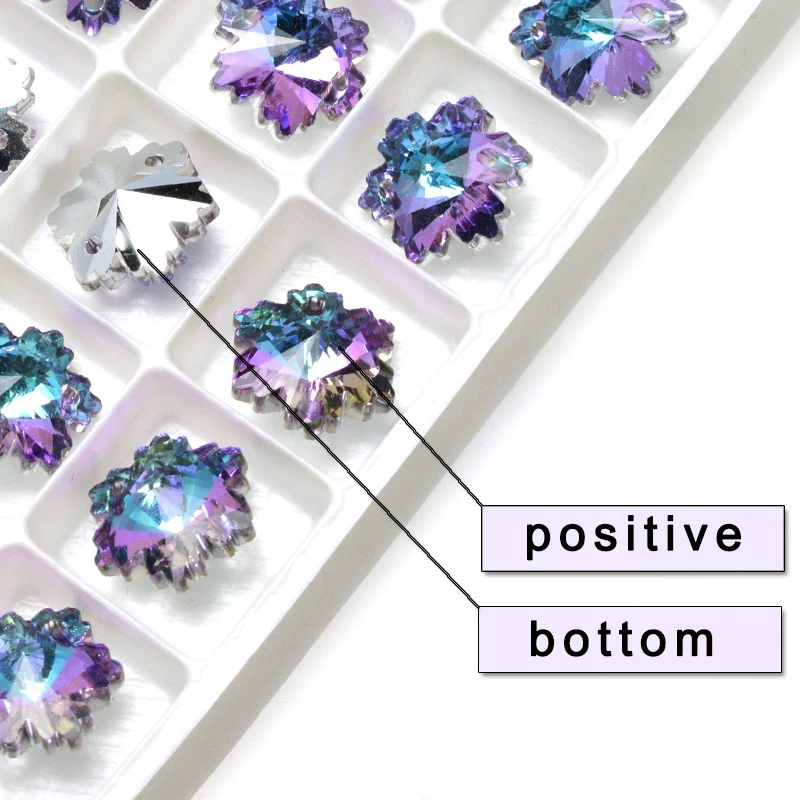 Бусина на пуговица с двойным отверстием 14 мм восьмиугольник Пришивные блестящие