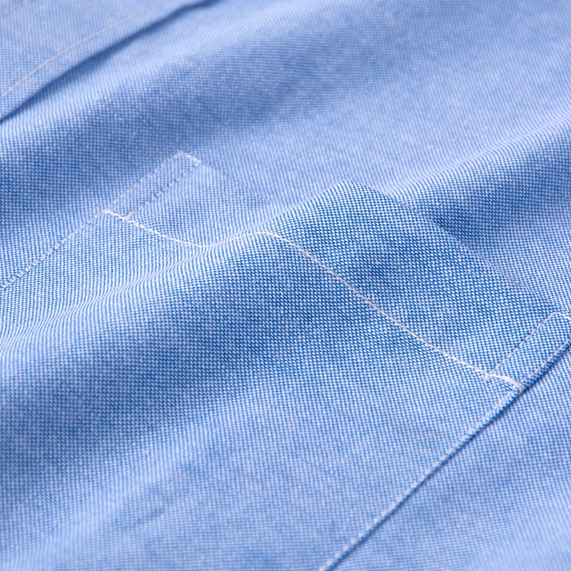 

Men's Oxford Solid Color Casual Shirt High Quality Non-iron Anti Wrinkle Men's DP Finishing Shirts Comfortable Clothes