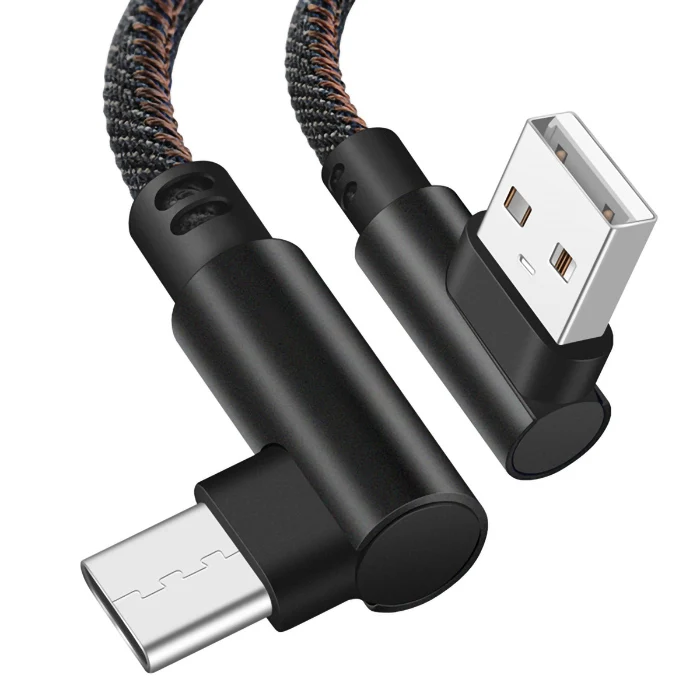 Черный 2.4A usb type C кабель для huawei mate 20 Pro Honor 9X USB C 2,0 Быстрый 3,0 Шнур зарядное устройство для телефона samsung S10 Xiaomi Redmi Note 7 - Цвет: Черный