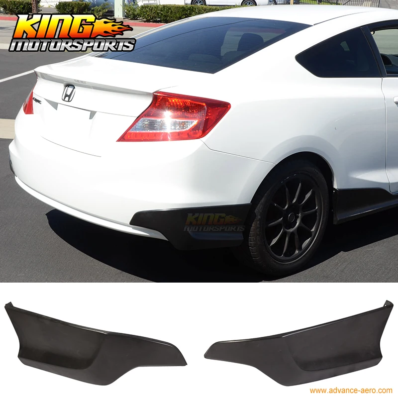 Чехол для Honda Civic 9Th Gen H style задний бампер разветвители губ колпачки ПУ | Автомобили