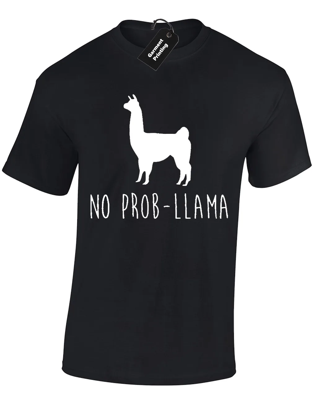 Без проблем Мужская футболка забавная шутка комедия качество премиум дизайн Топ