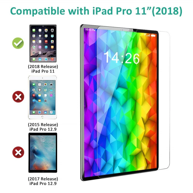 Закаленное стекло протектор экрана планшета чехол для Apple IPad Pro 11 дюймов 2018 новый