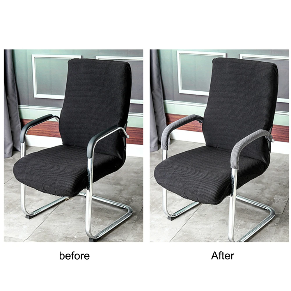 

2pcs/Set Solid Color Elastic Armrest Cover For Office Computer Chair Covers Spandex Arm Rest Cover Armrest Home Chair Cover