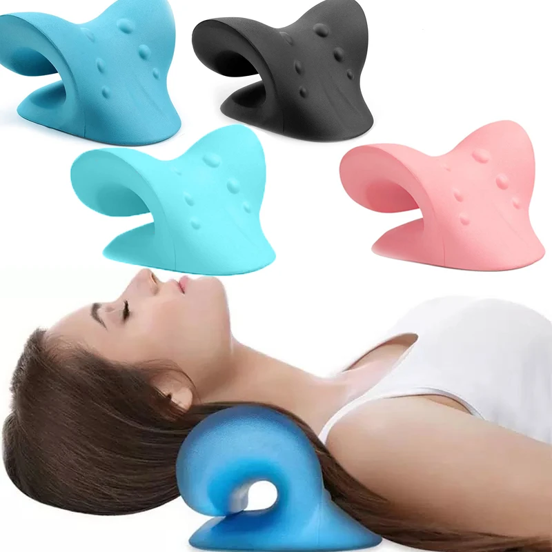 

Neck Massager Stretcher Equipment Massage Tools Massageador Magic Stretch Fitness Back Support Relaxation Spine Pain Relief