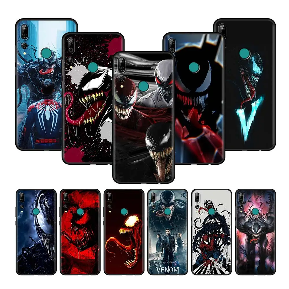 

Cool Venom Black Soft Phone Case For Huawei Y7 Y6 Y9 2019 Y6p Y9a Y8p Y8s Y7a Y5p Mate 20 10 Lite 40 Pro Housing