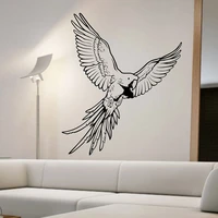 parrot wall stickers creative home decor animals decoration children kids room nursery wall decals living room stickers3670