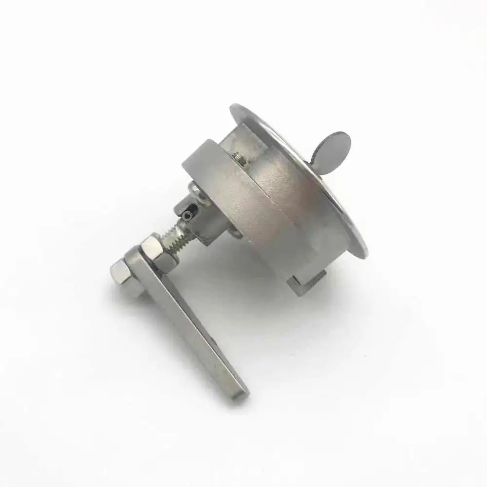 Stainless Steel Flush Mount Hatch Pull Latch Marine Lock with Key Lift Slam Hardware for RV Yacht Boat Deck | Спорт и развлечения