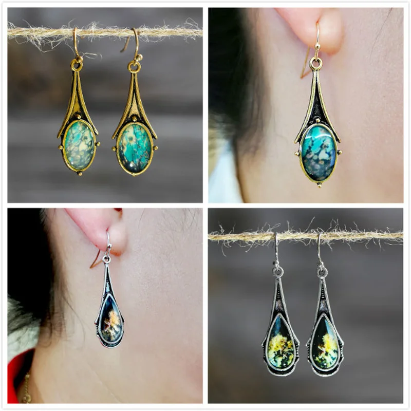 Новинка 2021 богемные серьги для женщин геометрический сплав Классический ретро