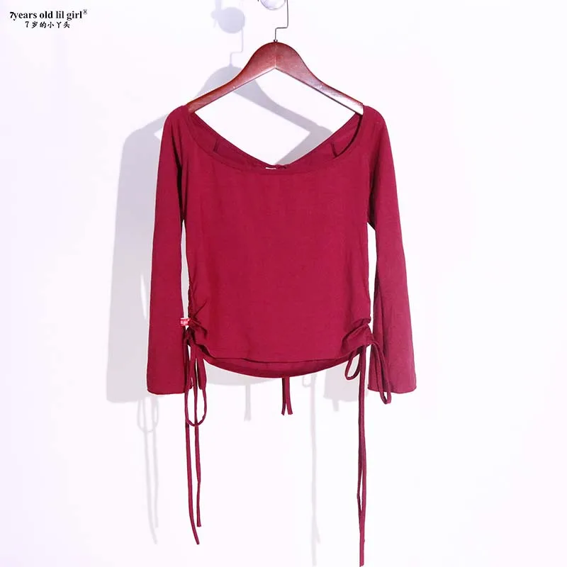 Длинные профессиональные рубашки из модала с рукавами для танца живота женская