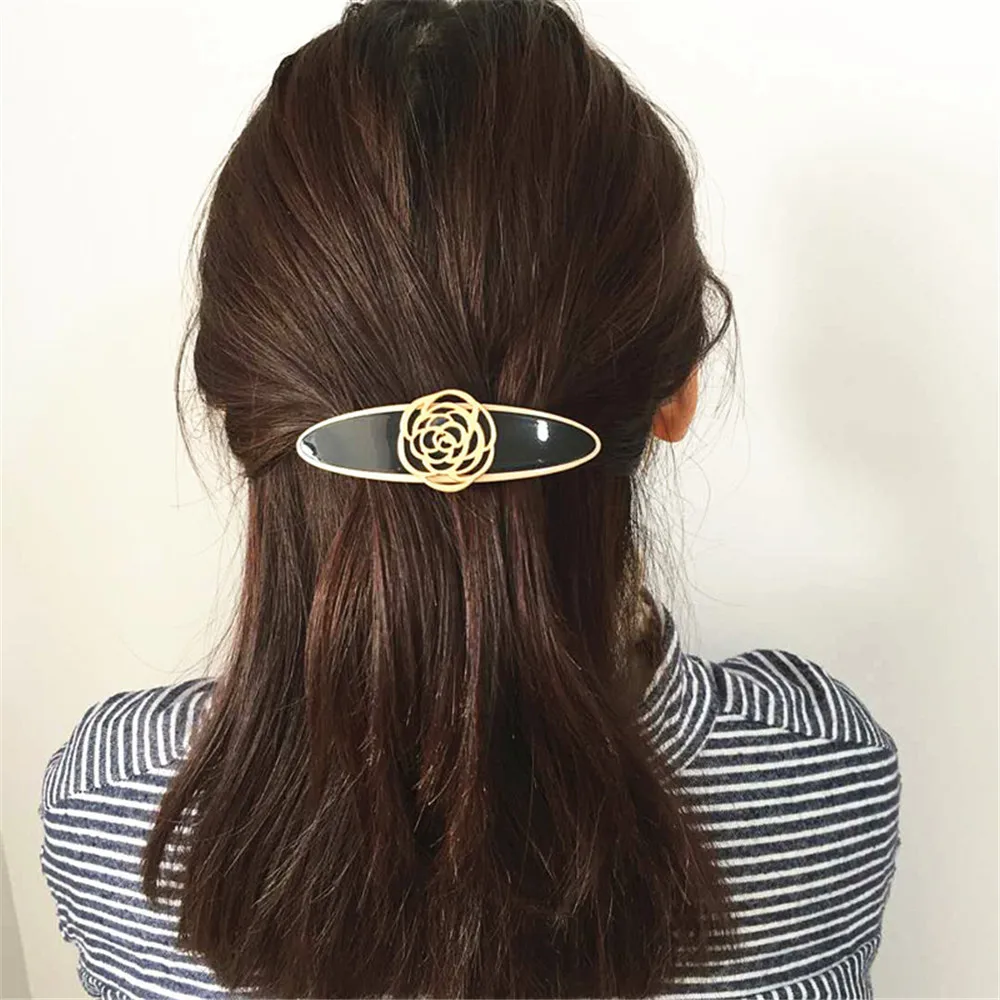 Женские заколки для волос Camellia Ретро стиль корейский Accessories-AS-W20 |