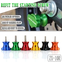 for kawasaki zx10r zx 10r zx 10r 2011 2018 2017 2016 2015 2014 2013 motorcycle cnc frame stands sliders swingarm spools screw