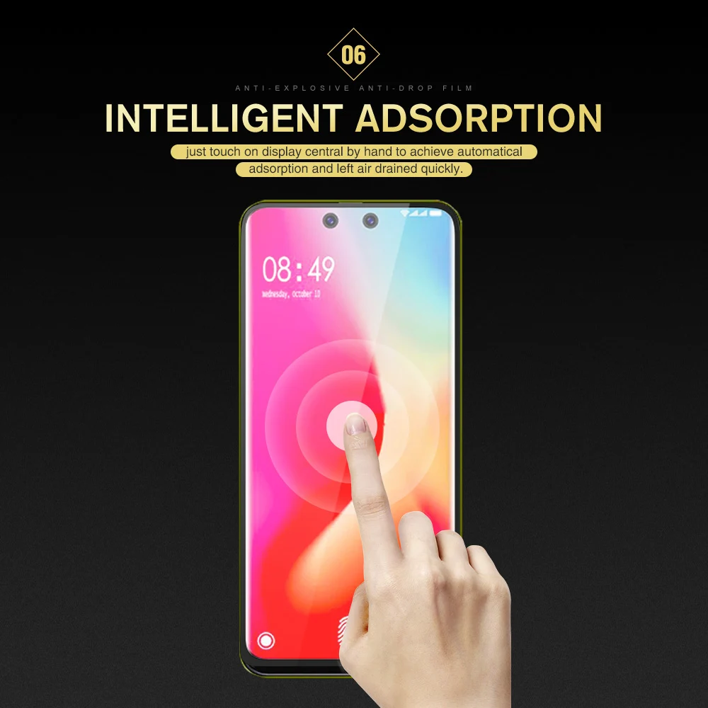 

Tempered Glass Film On For Xiaomi Mi 9 Lite 3D Full Glue Cover Screen Protectors For Xiaomi Pocophone F2 Protective Glass Film
