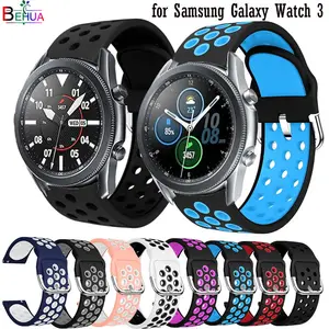 Ремешок 22 мм для Samsung Galaxy Watch 3 45 мм Смарт-часы сменный Браслет для Garmin Vivoactive 4 аксессуары для браслетов