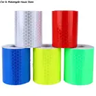 Водонепроницаемая предупреждающая лента, наклейка s Предупреждение светильник отражатель, защитная наклейка, отражающая пленка, знак безопасности автомобиля, 100 см X 5 см