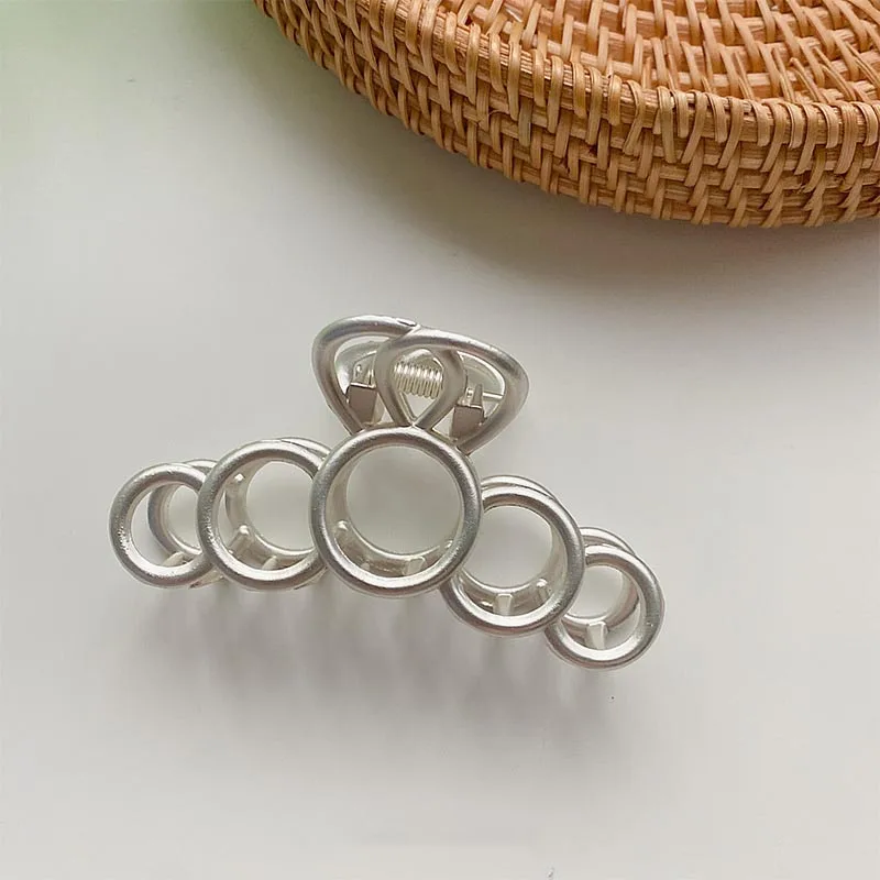 

New Fashion Women Hair Claws Hair Crab Clamp Hairgrip Metal Hair Clip Claw Hairdressing Tool Hair Accessories for Women