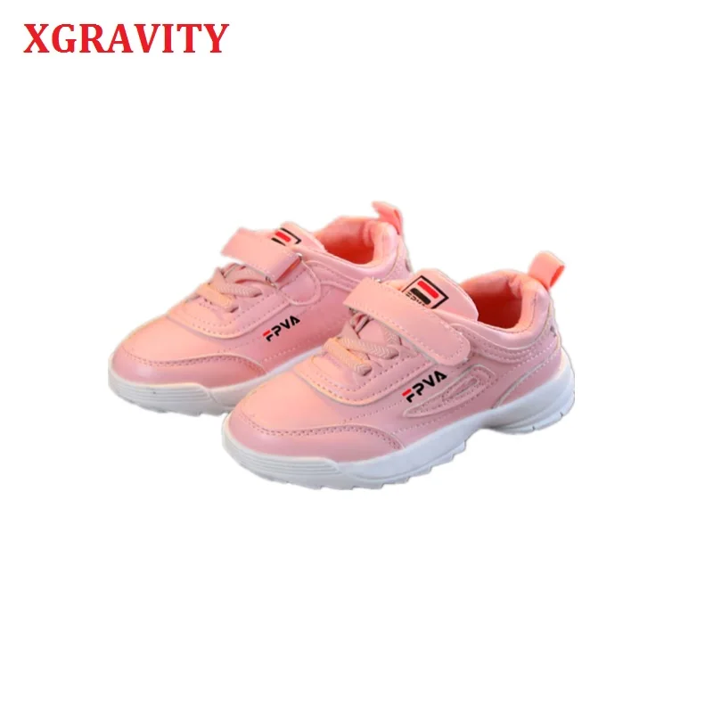 XGRAVITY 2022 Spring casual shoes Kid's new children's sports shoes boys girls casual breathable mesh baby toddler shoes V004