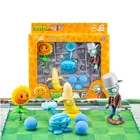 Игрушечные фигурки Растения против Зомби, зимняя дыня, банан, Подсолнух, букетед, игра для выброса зомби, подарок для детей, без коробки, 4 шт.лот