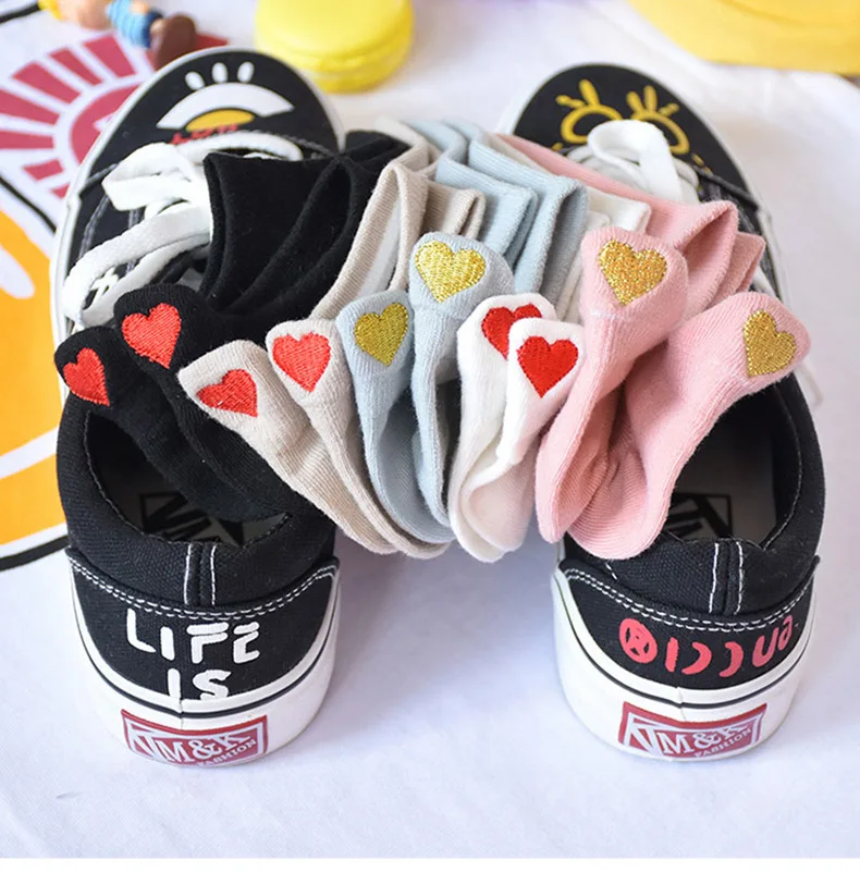 Harajuku женские носки новый мультфильм милый хлопок мода японский любовь улыбка