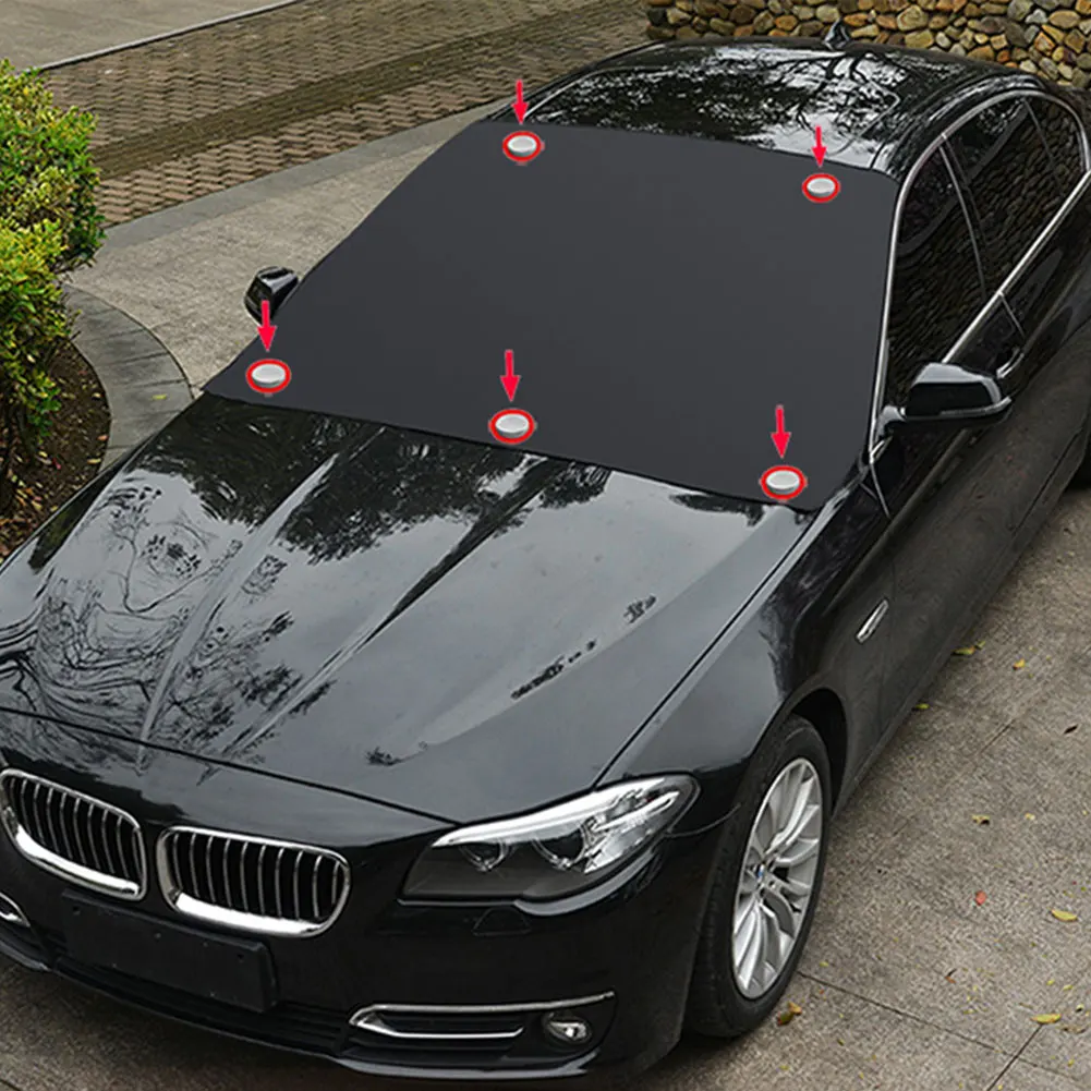 

Magnetic Cover All Seasons Car Front Windshield Sunshade UV Protection Universal