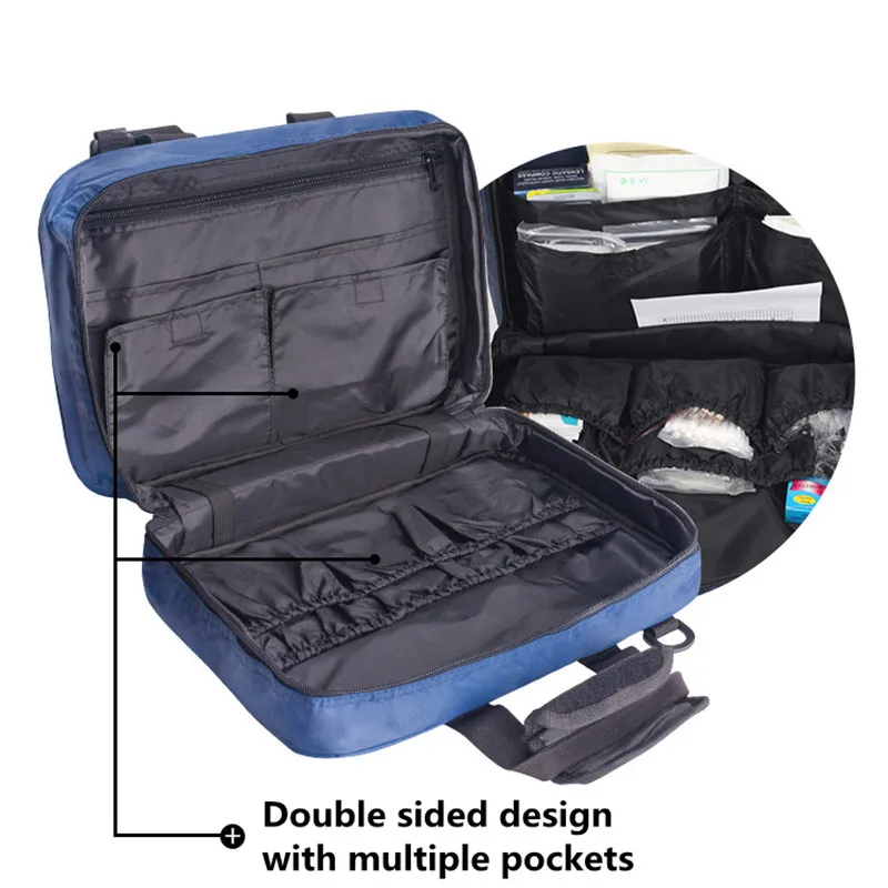 Спасательная Сумка Крест темно синего цвета набор для оказания первой помощи