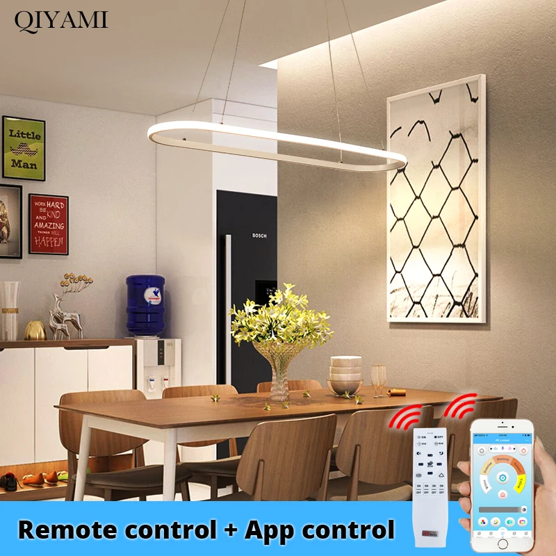 Современная новая светодиодная люстра освещение для столовой спальни кухни