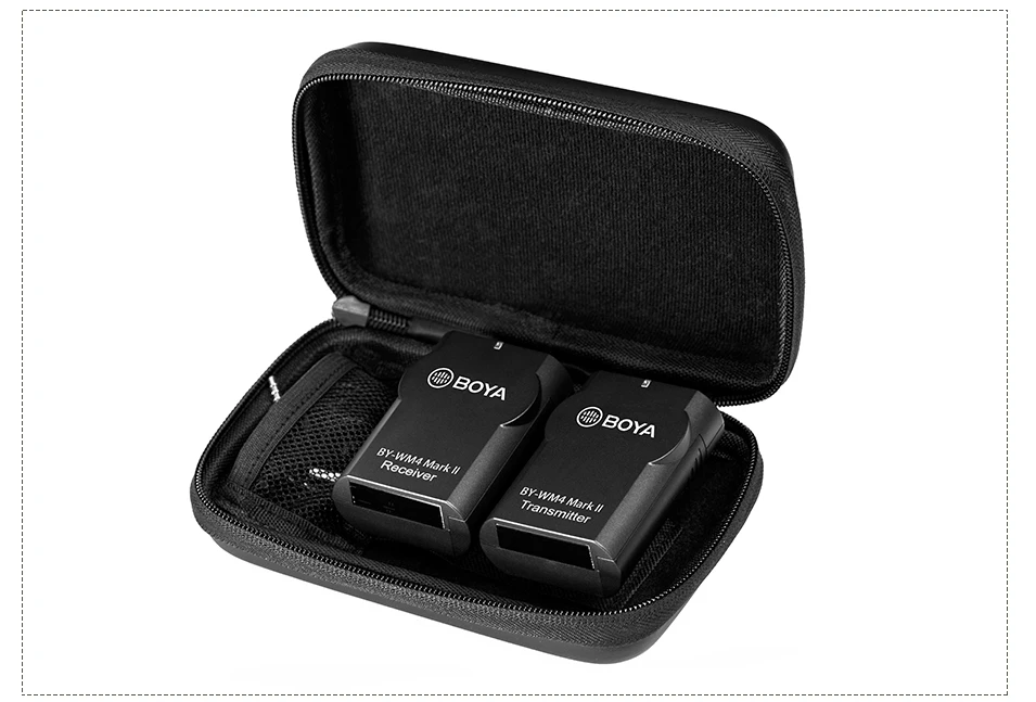 Boya BY-WM4 Pro/BY-WM4 Mark II беспроводные ПЕТЛИЧНЫЕ Микрофон Студийный конденсаторный лацкан микрофон для интервью для iPhone Canon камеры Nikon