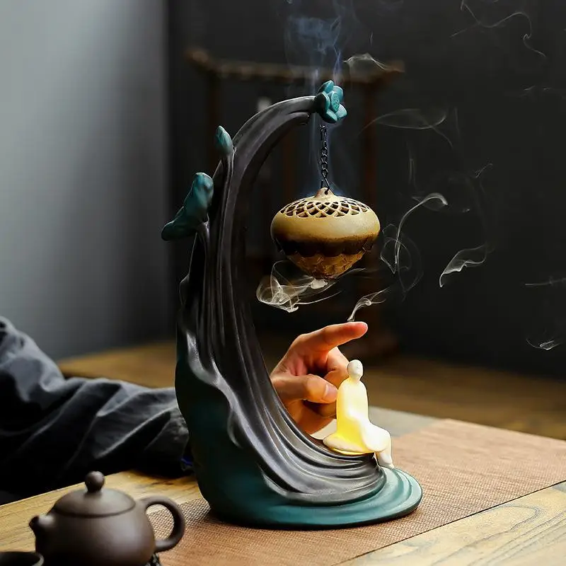 

Курильница для благовоний, со светодиодной подсветкой, керамическая, 20 шт.