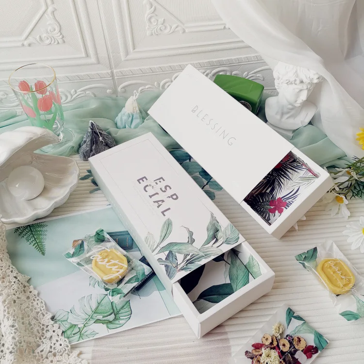 Коробки для торта с листьями коробка чая подарка на день рождения свадьбу конфет