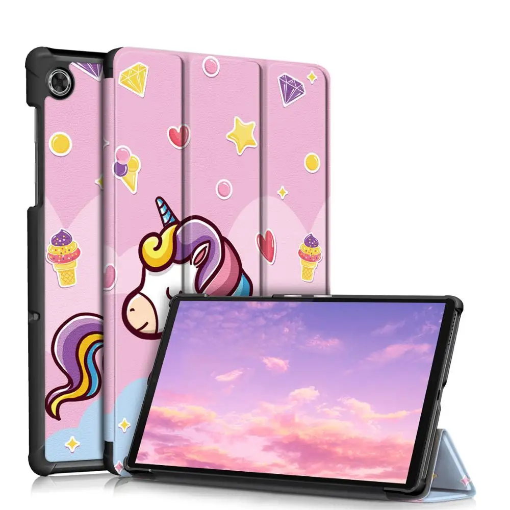 

Ultra Slim Magnetic Cover Case For Lenovo Tab M8 M10 FHD Plus 2nd Gen TB-X306X X606F X505F X605F 8505F Tablet Case